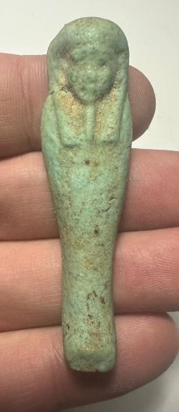 Picture of   Ancient Egypt. FAIENCE USHABTI.LATE PERIOD.  600 - 300  B.C