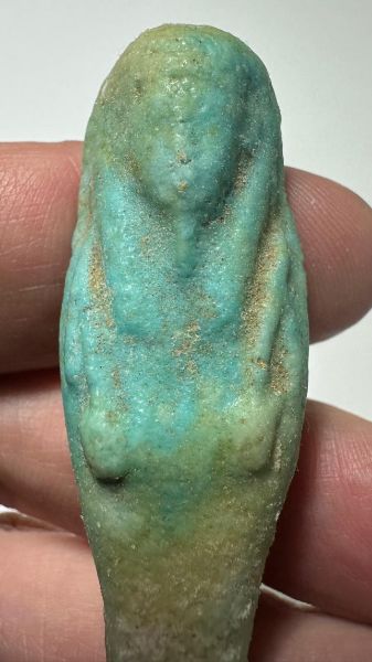 Picture of   Ancient Egypt. FAIENCE USHABTI.LATE PERIOD.  600 - 300  B.C