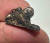 Picture of ANCIENT EGYPT. NEW KINGDOM SOLID SILVER RECLINING LION  AMULET. 1250 B.C 