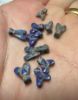 Picture of LOT OF 10 : ANCIENT EGYPT. NEW KINGDOM LAPIS LAZULI FLY AMULETS. 1400 B.C