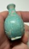 Picture of Ancient Egypt. FAIENCE COSMETIC FLASK. BEAUTIFUL COLOR. 300 B.C - 100 A.D . GRECO-ROMAN- NEW YEAR'S FLASK