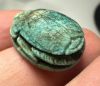 Picture of ANCIENT EGYPT. NEW KINGDOM GLAZED STONE SCARAB WITH THE NAME OF QUEEN HATSHEPSUT. 1479 - 1458 B.C  OPEN WORK
