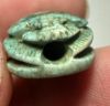 Picture of ANCIENT EGYPT. NEW KINGDOM GLAZED STONE SCARAB WITH THE NAME OF QUEEN HATSHEPSUT. 1479 - 1458 B.C  OPEN WORK