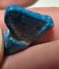 Picture of ANCIENT EGYPT.  BEAUTIFUL SHINY BLUE COLOR. GRECO - ROMAN - FAIENCE CROWN OF LOWER EGYPT  AMULET . 300 B.C - 100 A.D