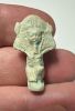 Picture of ANCIENT EGYPT.  BEAUTIFUL . GRECO - ROMAN - FAIENCE SHU AMULET . 300 B.C - 100 A.D