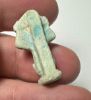 Picture of ANCIENT EGYPT.  BEAUTIFUL . GRECO - ROMAN - FAIENCE SHU AMULET . 300 B.C - 100 A.D
