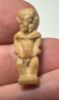Picture of ANCIENT EGYPT.  BEAUTIFUL SHINY YELLOW COLOR. GRECO - ROMAN - FAIENCE POTAIKOS AMULET . 300 B.C - 100 A.D