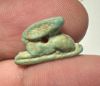 Picture of ANCIENT EGYPT.  BEAUTIFUL & SMALL. GRECO - ROMAN - FAIENCE HARE AMULET . 300 B.C - 100 A.D