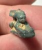 Picture of ANCIENT EGYPT.  BEAUTIFUL & SMALL. GRECO - ROMAN - FAIENCE HARE AMULET . 300 B.C - 100 A.D
