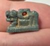 Picture of ANCIENT EGYPT.  BEAUTIFUL & SMALL. GRECO - ROMAN - FAIENCE APIS BULL AMULET . 300 B.C - 100 A.D