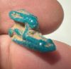 Picture of ANCIENT EGYPT.  BEAUTIFUL & SMALL. GRECO - ROMAN - FAIENCE HARE AMULET . 300 B.C - 100 A.D