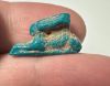 Picture of ANCIENT EGYPT.  BEAUTIFUL & SMALL. GRECO - ROMAN - FAIENCE HARE AMULET . 300 B.C - 100 A.D