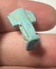 Picture of ANCIENT EGYPT.  BEAUTIFUL . GRECO - ROMAN - FAIENCE SHU AMULET . 300 B.C - 100 A.D