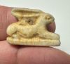 Picture of ANCIENT EGYPT.  BEAUTIFUL & SMALL. GRECO - ROMAN - FAIENCE HARE AMULET . 300 B.C - 100 A.D