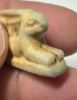 Picture of ANCIENT EGYPT.  BEAUTIFUL & SMALL. GRECO - ROMAN - FAIENCE HARE AMULET . 300 B.C - 100 A.D