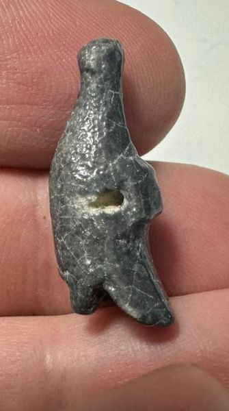 Picture of ANCIENT EGYPT.  BEAUTIFUL . GRECO - ROMAN - FAIENCE CROWN OF UPPER EGYPT  AMULET . 300 B.C - 100 A.D