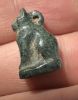 Picture of ANCIENT EGYPT, NEW KINGDOM STONE CAT AMULET. 1400 - 1200 B.C