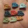 Picture of ANCIENT EGYPT.   GRECO - ROMAN . LOT OF 9  FAIENCE IBIS AMULETS . 300 B.C - 100 A.D