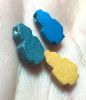 Picture of ANCIENT EGYPT.   GRECO - ROMAN . LOT OF 3  FAIENCE TYET AMULETS . 300 B.C - 100 A.D