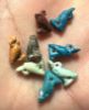 Picture of ANCIENT EGYPT.   GRECO - ROMAN . LOT OF 7  FAIENCE HORUS AMULETS . 300 B.C - 100 A.D