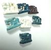Picture of ANCIENT EGYPT.   GRECO - ROMAN . LOT OF 7  FAIENCE APIS BULL AMULETS . 300 B.C - 100 A.D