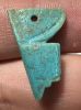 Picture of ANCIENT EGYPT.  BEAUTIFUL SHINY OLIVE GREEN COLOR. GRECO - ROMAN - FAIENCE CROWN OF LOWER EGYPT  AMULET . 300 B.C - 100 A.D