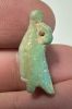 Picture of ANCIENT EGYPT.  BEAUTIFUL SHINY OLIVE GREEN COLOR. GRECO - ROMAN - FAIENCE CROWN OF UPPER EGYPT  AMULET . 300 B.C - 100 A.D