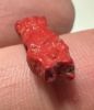 Picture of ANCIENT EGYPT.  BEAUTIFUL RARE RED COLOR. GRECO - ROMAN - FAIENCE BES AMULET . 300 B.C - 100 A.D
