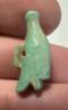 Picture of ANCIENT EGYPT.  BEAUTIFUL SHINY OLIVE GREEN COLOR. GRECO - ROMAN - FAIENCE CROWN OF UPPER EGYPT  AMULET . 300 B.C - 100 A.D