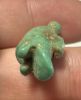 Picture of ANCIENT EGYPT.  BEAUTIFUL SHINY OLIVE GREEN COLOR. GRECO - ROMAN - FAIENCE CROWN OF UPPER EGYPT  AMULET . 300 B.C - 100 A.D