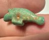 Picture of ANCIENT EGYPT.  BEAUTIFUL SHINY OLIVE GREEN COLOR. GRECO - ROMAN - FAIENCE CROWN OF UPPER EGYPT  AMULET . 300 B.C - 100 A.D