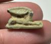 Picture of ANCIENT EGYPT.  BEAUTIFUL COLOR. GRECO - ROMAN - FAIENCE HARE AMULET . 300 B.C - 100 A.D