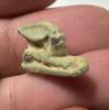 Picture of ANCIENT EGYPT.  BEAUTIFUL COLOR. GRECO - ROMAN - FAIENCE HARE AMULET . 300 B.C - 100 A.D