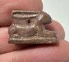 Picture of ANCIENT EGYPT.  BEAUTIFUL COLOR. GRECO - ROMAN - FAIENCE HARE AMULET . 300 B.C - 100 A.D