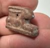 Picture of ANCIENT EGYPT.  BEAUTIFUL COLOR. GRECO - ROMAN - FAIENCE HARE AMULET . 300 B.C - 100 A.D