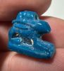 Picture of ANCIENT EGYPT.  BEAUTIFUL COLOR. GRECO - ROMAN - FAIENCE HARE AMULET . 300 B.C - 100 A.D