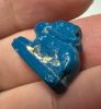 Picture of ANCIENT EGYPT.  BEAUTIFUL COLOR. GRECO - ROMAN - FAIENCE HARE AMULET . 300 B.C - 100 A.D