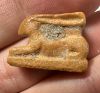 Picture of ANCIENT EGYPT.  BEAUTIFUL COLOR. GRECO - ROMAN - FAIENCE HARE AMULET . 300 B.C - 100 A.D
