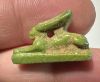 Picture of ANCIENT EGYPT.  BEAUTIFUL COLOR. GRECO - ROMAN - FAIENCE HARE AMULET . 300 B.C - 100 A.D