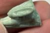 Picture of ANCIENT EGYPT.  BEAUTIFUL COLOR. GRECO - ROMAN - FAIENCE HARE AMULET . 300 B.C - 100 A.D