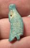 Picture of ANCIENT EGYPT.  BEAUTIFUL COLOR. GRECO - ROMAN - FAIENCE CROWN OF UPPER EGYPT  AMULET . 300 B.C - 100 A.D
