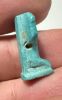 Picture of ANCIENT EGYPT.  BEAUTIFUL COLOR. GRECO - ROMAN - FAIENCE SHU AMULET . 300 B.C - 100 A.D