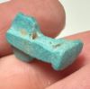Picture of ANCIENT EGYPT.  BEAUTIFUL COLOR. GRECO - ROMAN - FAIENCE SHU AMULET . 300 B.C - 100 A.D