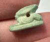 Picture of ANCIENT EGYPT.  BEAUTIFUL COLOR. GRECO - ROMAN - FAIENCE HARE AMULET . 300 B.C - 100 A.D