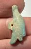Picture of ANCIENT EGYPT.  BEAUTIFUL COLOR. GRECO - ROMAN - FAIENCE CROWN OF UPPER EGYPT  AMULET . 300 B.C - 100 A.D