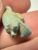 Picture of ANCIENT EGYPT.  BEAUTIFUL COLOR. GRECO - ROMAN - FAIENCE CROWN OF UPPER EGYPT  AMULET . 300 B.C - 100 A.D