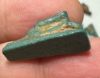 Picture of ANCIENT EGYPT.  BEAUTIFUL COLOR. GRECO - ROMAN - FAIENCE HARE AMULET . 300 B.C - 100 A.D