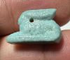 Picture of ANCIENT EGYPT.  BEAUTIFUL COLOR. GRECO - ROMAN - FAIENCE HARE AMULET . 300 B.C - 100 A.D