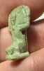 Picture of ANCIENT EGYPT.  BEAUTIFUL COLOR. GRECO - ROMAN - FAIENCE SHU AMULET . 300 B.C - 100 A.D
