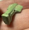 Picture of ANCIENT EGYPT.  BEAUTIFUL COLOR. GRECO - ROMAN - FAIENCE SHU AMULET . 300 B.C - 100 A.D